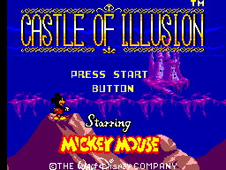 Заставка игры Castle of Illusion Starring Mickey Mouse